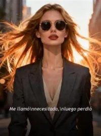 Me llamó necesitada, luego perdió