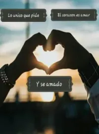 Lo unico que pide el corazon es amar y ser amado.