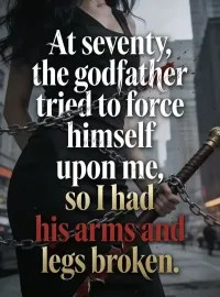 At seventy, the godfather tried to force himself upon me