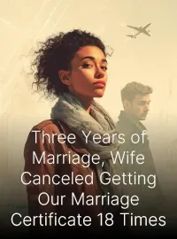 Three Years of Marriage, Wife Canceled Getting Our Marriage Certificate 18 Times