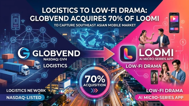 Logistics to Low-Fi Drama: NASDAQ-Listed Globavend Acquires 70% of AI Micro-Series App Loomi to Capture Southeast Asian Mobile Market